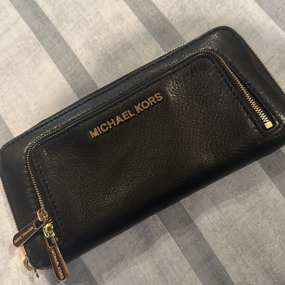 Michael Kors Black Leather Wallet